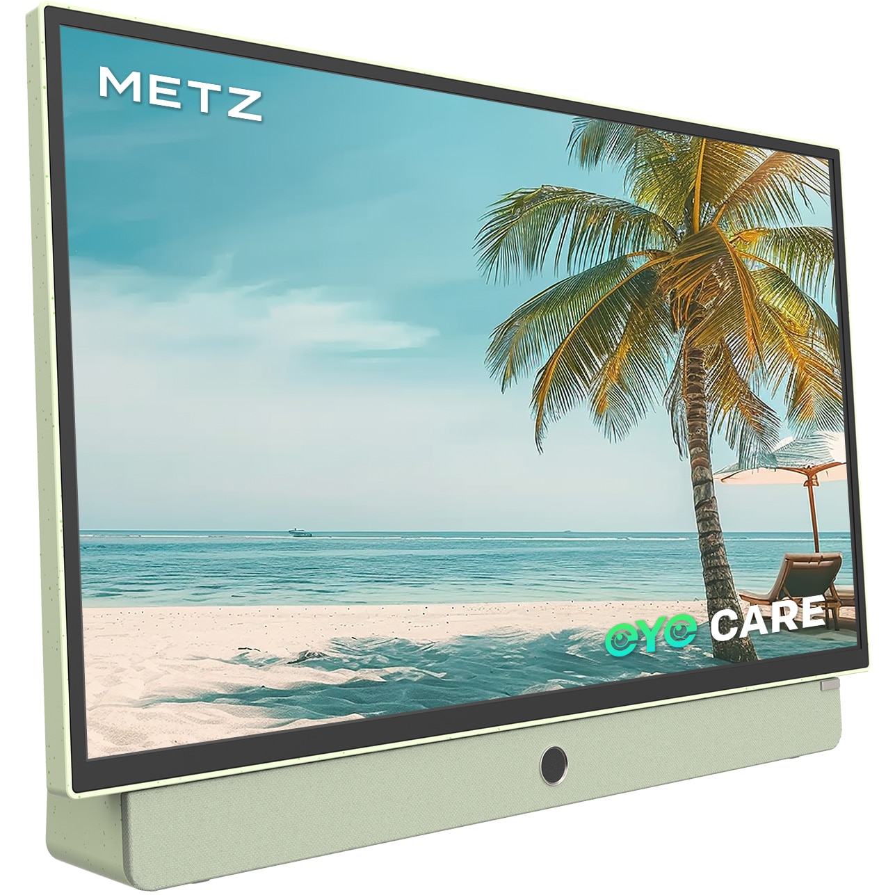 Televizor portabil METZ LED 24MPE7200Z, 60 cm, Smart Google TV, adaptor alimentare 12V, Full HD, Clasa E (Model 2025)