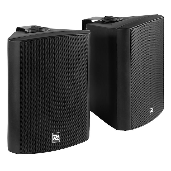 Set de 2 boxe active, 6.5”, 60W RMS, Bluetooth/USB, negru, Power Dynamics DS65MB
