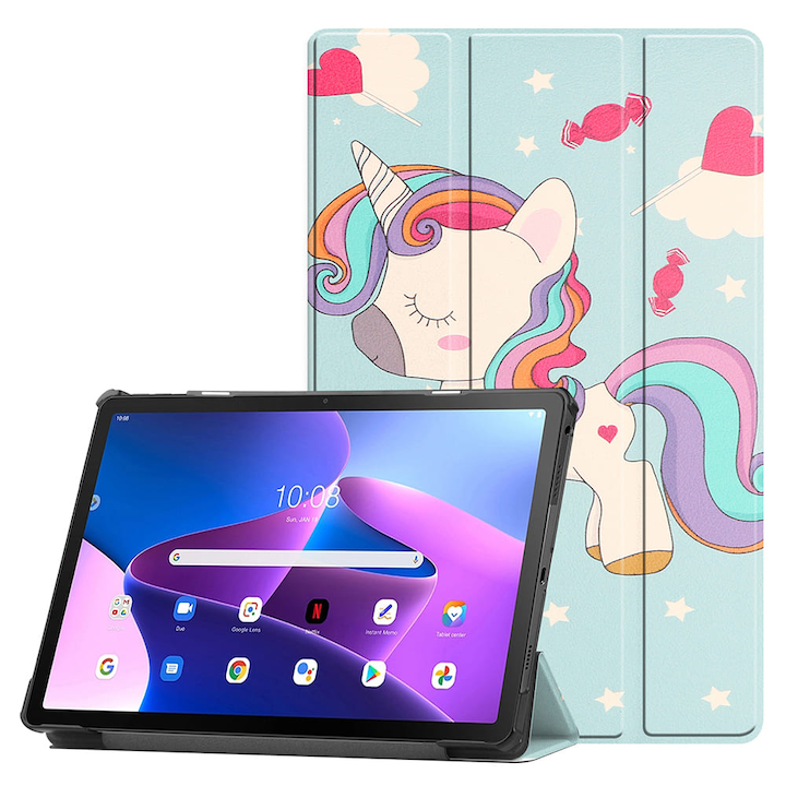 Husa pentru Honor Pad 9, Techsuit FoldPro, Unicorn