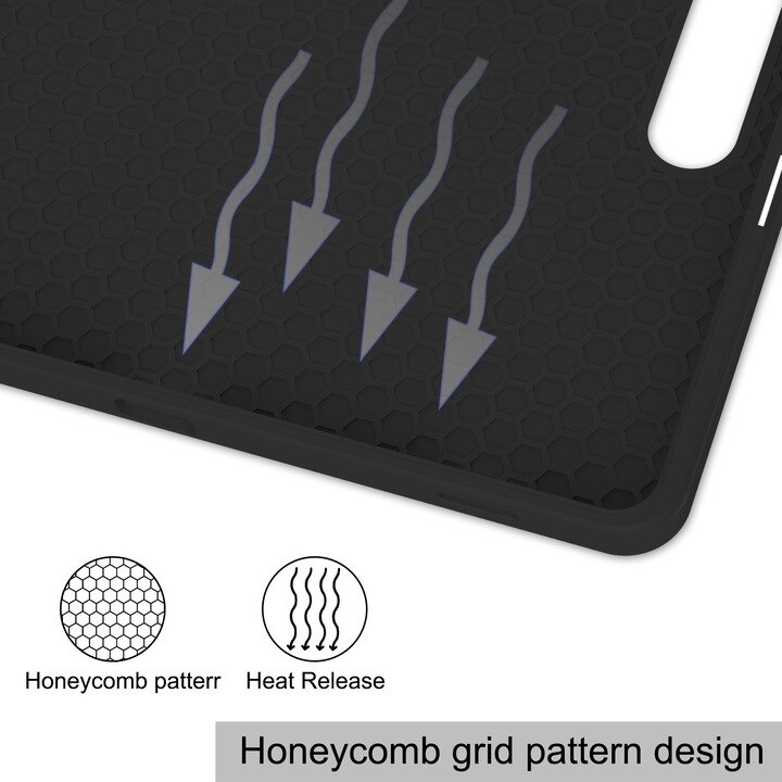 Husa pentru Samsung Galaxy Tab S10 Lite, S9, S9 FE, S10 FE functie sleep/wake-up, VIENOD, negru