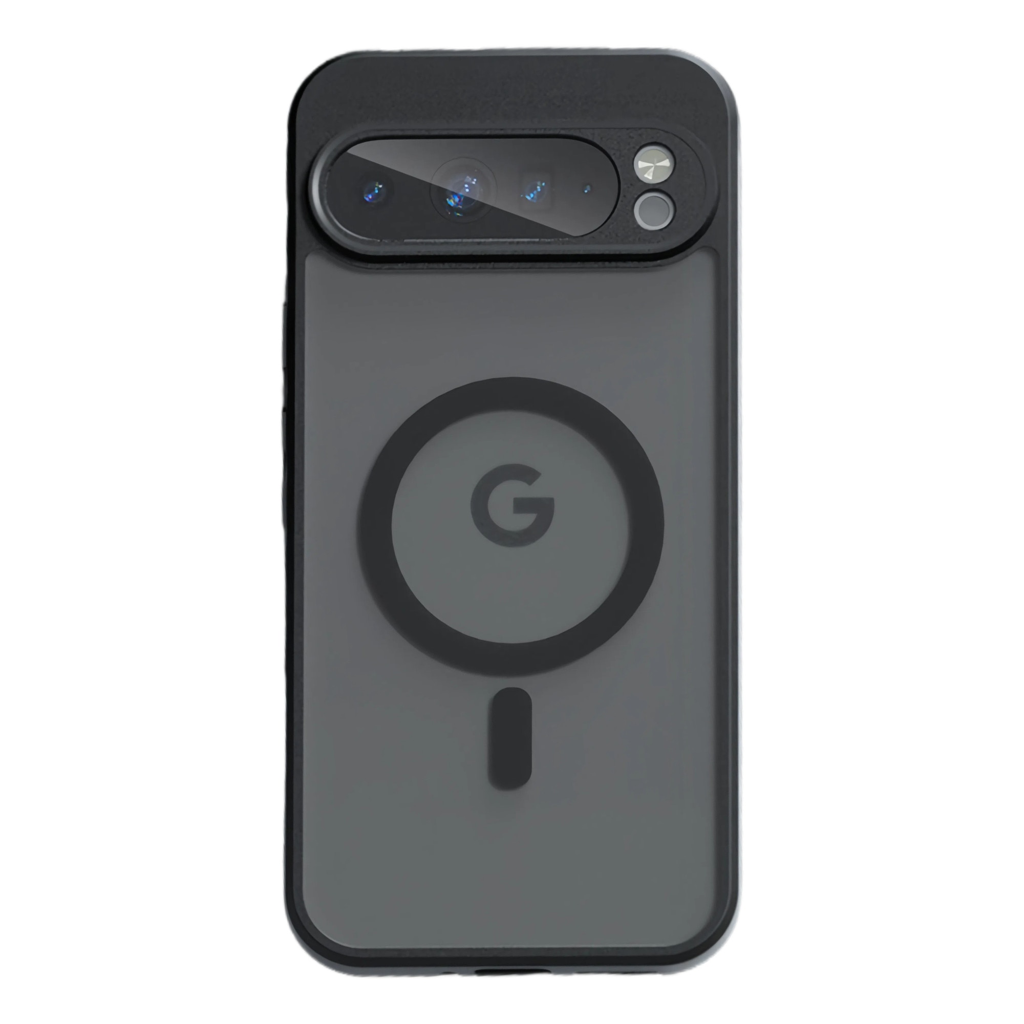 Husa pentru telefon, compatibila cu Google Pixel 9 Pro XL, suport pentru incarcare wireless, negru