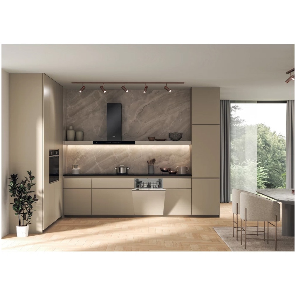 Masina de spalat vase incorporabila Whirlpool W2I HD526 A, 14 seturi, 9 programe, Clasa E, Aquastop, 60 cm
