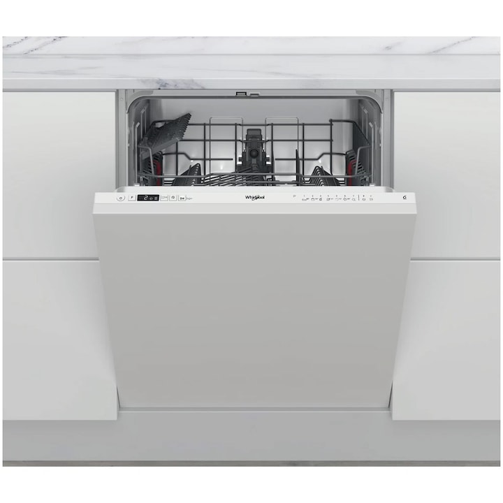 Masina de spalat vase incorporabila Whirlpool W2I HD526 A, 14 seturi, 9 programe, Clasa E, Aquastop, 60 cm