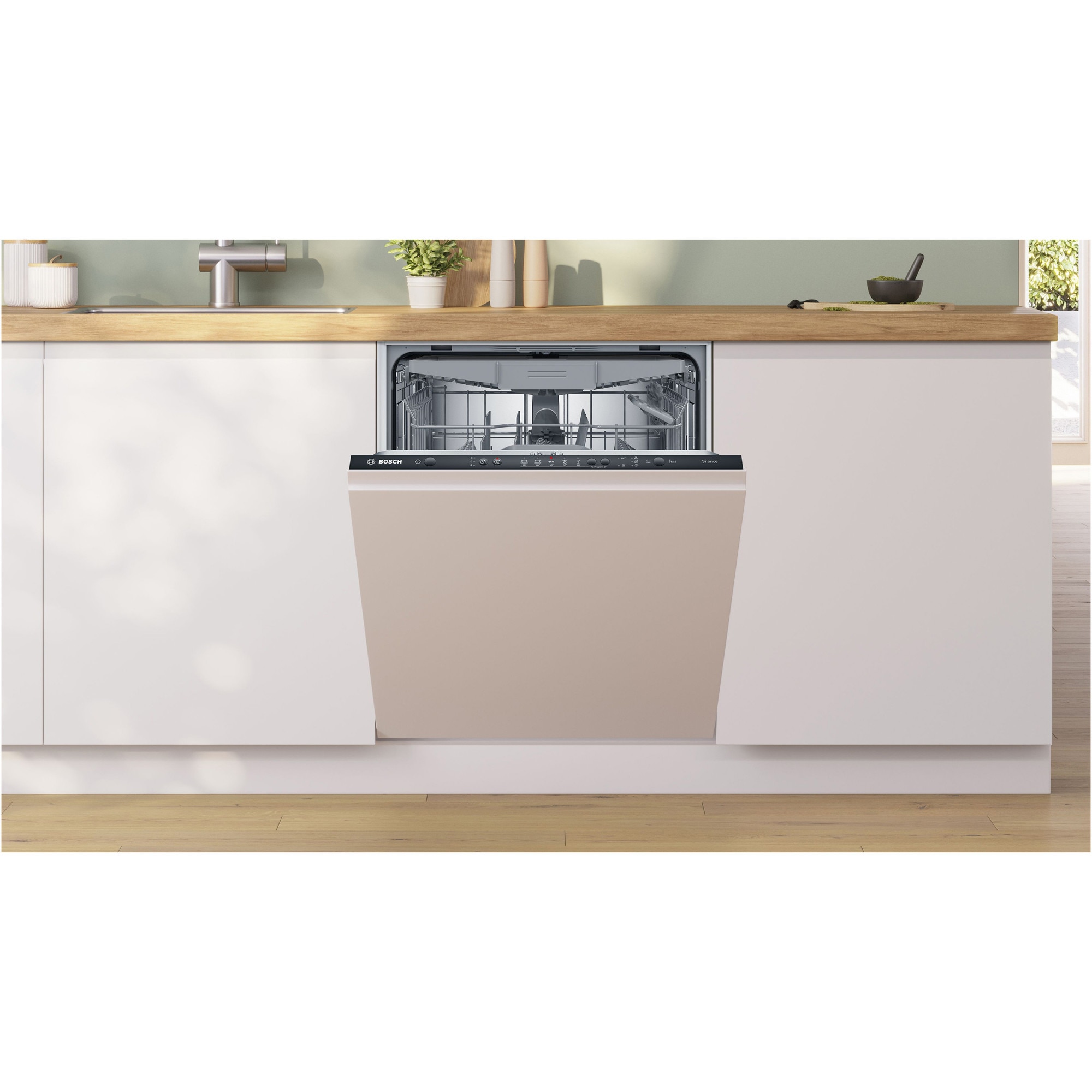 Masina de spalat vase incorporabila Bosch SMV25EX02E, 13 seturi, 5 programe, Home Connect, 60 cm, Clasa E
