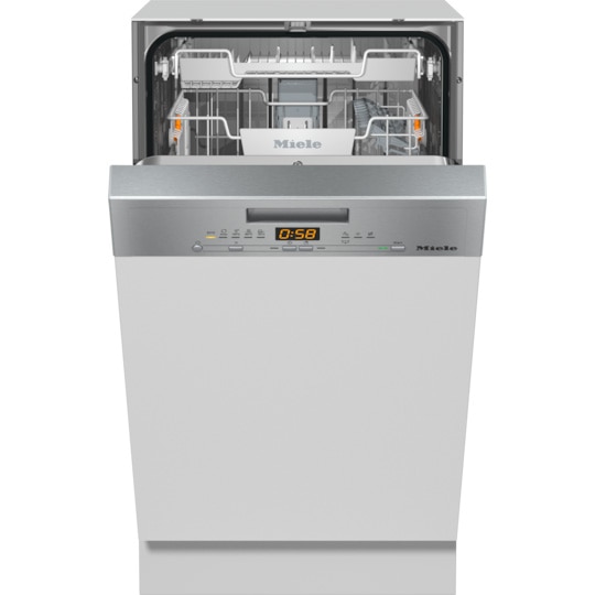 Masina de spalat vase incorporabila Miele G 5540 Sci, 9 seturi, Clasa E, QuickPowerWash, ComfortClose, 45 cm, Gri