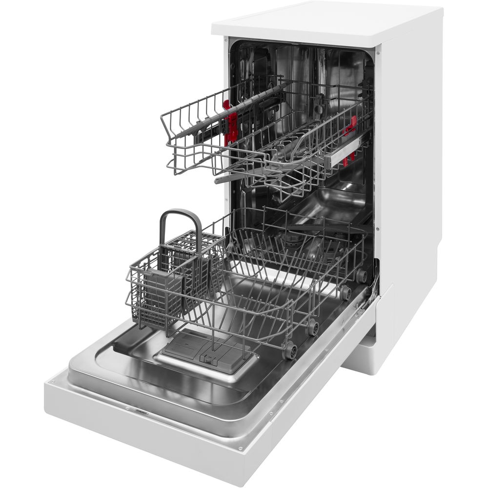 Masina de spalat vase Whirlpool WSFE 2B19, 10 seturi, 5 programe, Clasa F, 45 cm, Alb