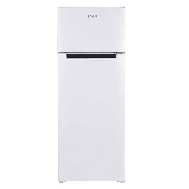 Frigider cu 2 usi Samus SW284E, 206 l, Clasa E, H 143 cm, Alb
