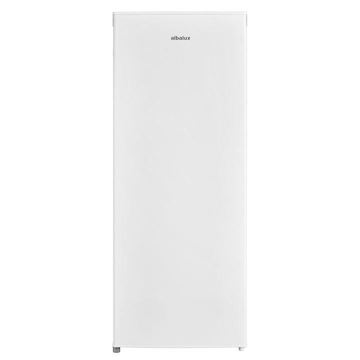 Frigider- Racitor Albalux AXR297E, 230 L, Clasa energetica E, Dezghetare automata, Termostat reglabil, H 142 cm, Alb