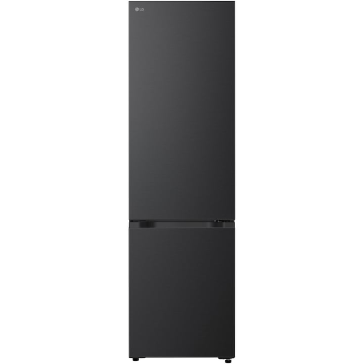 Combina Frigorifica LG,GBB524CEV, No Frost, 375 L, Wi-Fi, Compresor Smart Inverter, Fresh Converter+, Negru, cls C