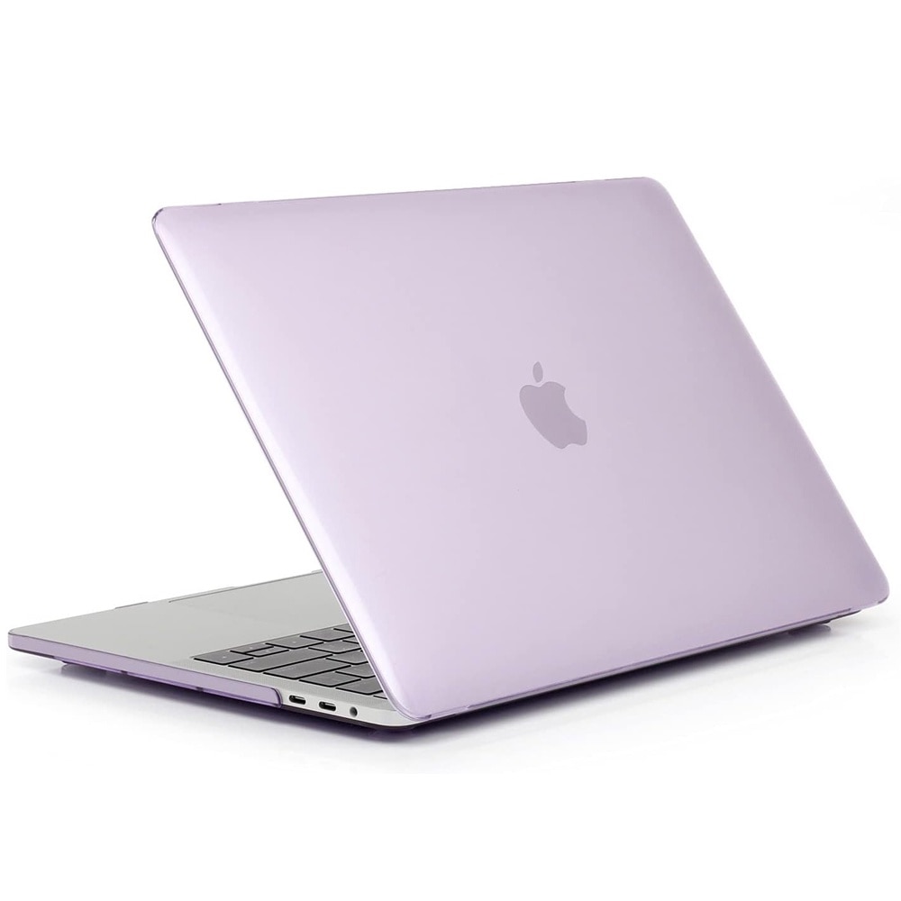 Carcasa de protectie, Compatibila cu Macbook Air 13 inch Touchbar, Ultra-Slim, Lucioasa, Mov