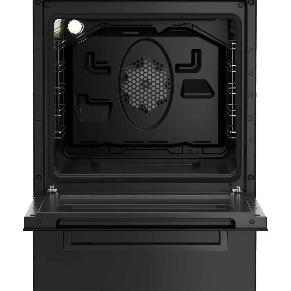 Aragaz BEKO FSM52330DAON, 4 arzatoare, Gaz + Electric, L 50 cm, Grill, Antracit