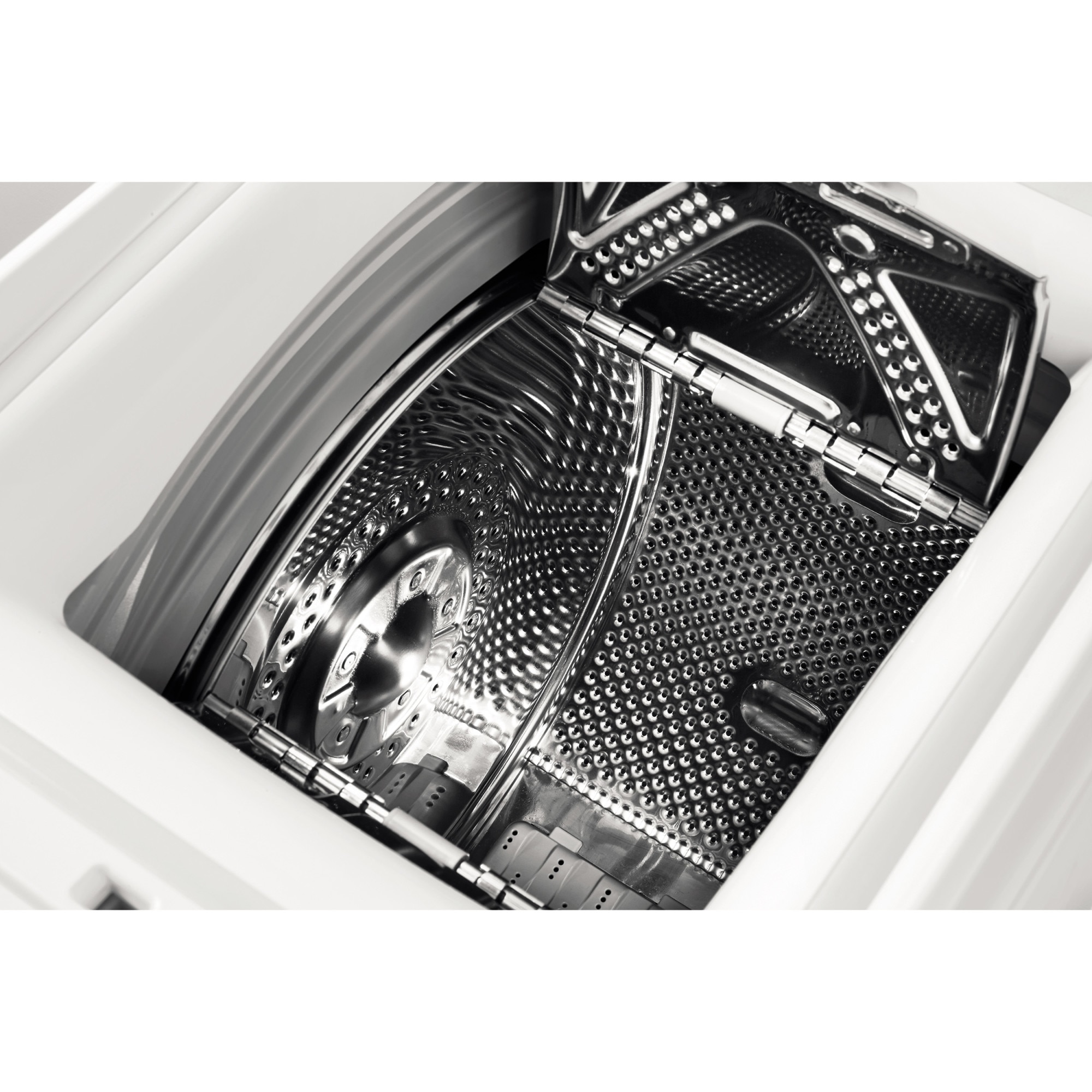 Masina de spalat rufe cu incarcare verticala Whirlpool TDLRB65242BSEUN, 6.5 kg, 1200 RPM, Clasa C, Motor Inverter ZEN, Tehnologia al-6lea Simt, Alb