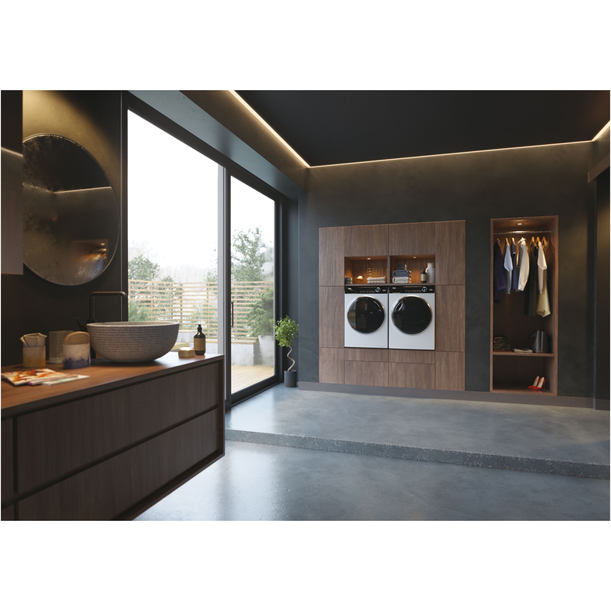 Masina de spalat rufe Haier HW80-B14979-S, 8 kg, 1400 rpm, Clasa A, Motor Direct Motion, Refresh, ABT, Steam, Dual Spray, Pillow Drum, iTime, Smart Detecting, Alb