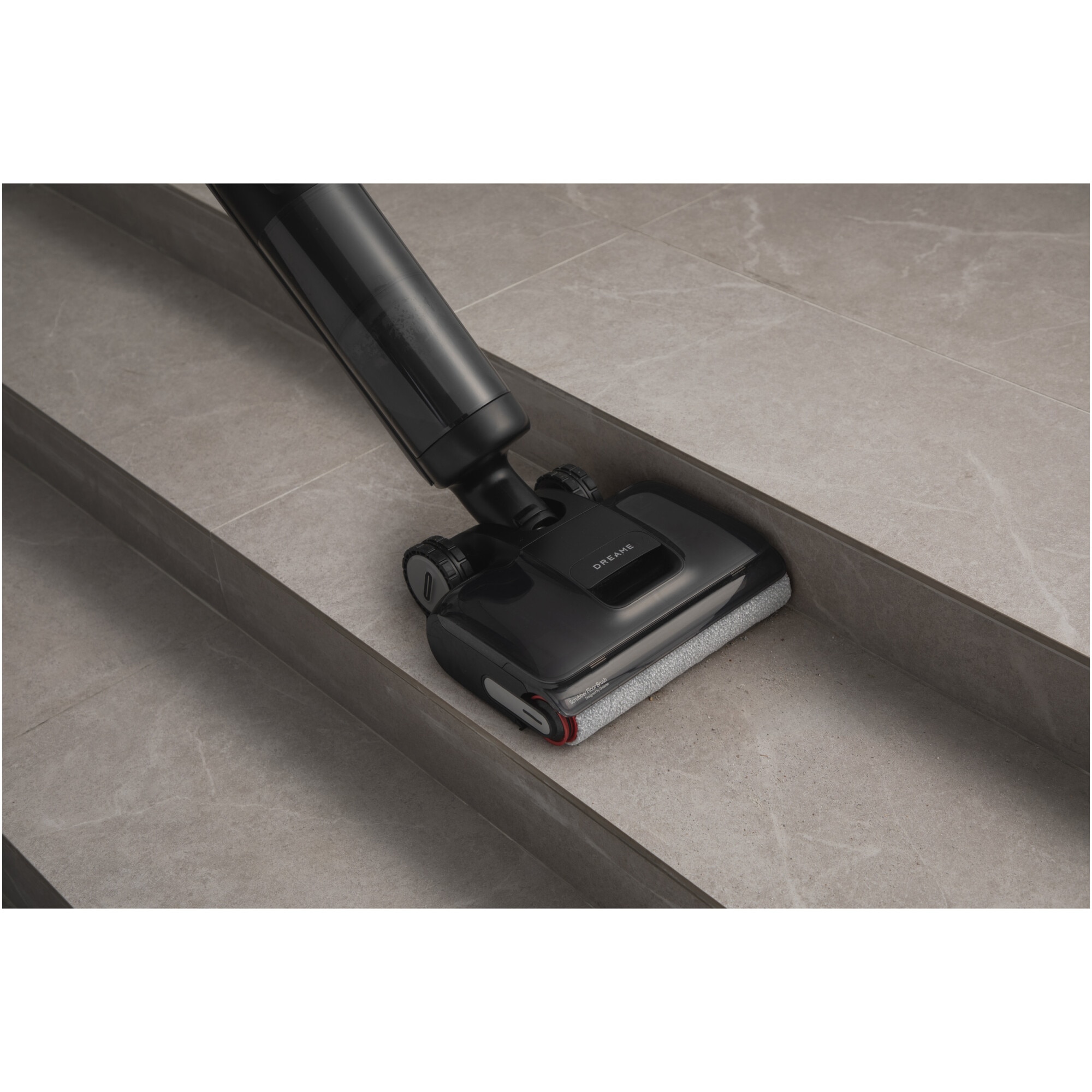 Aspirator vertical umed uscat Dreame H12 Pro FlexReach HHR44A, 18.000Pa, 400W, baterie 4000mAh, autonomie 50min, rezervor apa curata 800ml, apa murdara 700ml, auto-curatare, uscare cu aer cald, ecran LED, negru