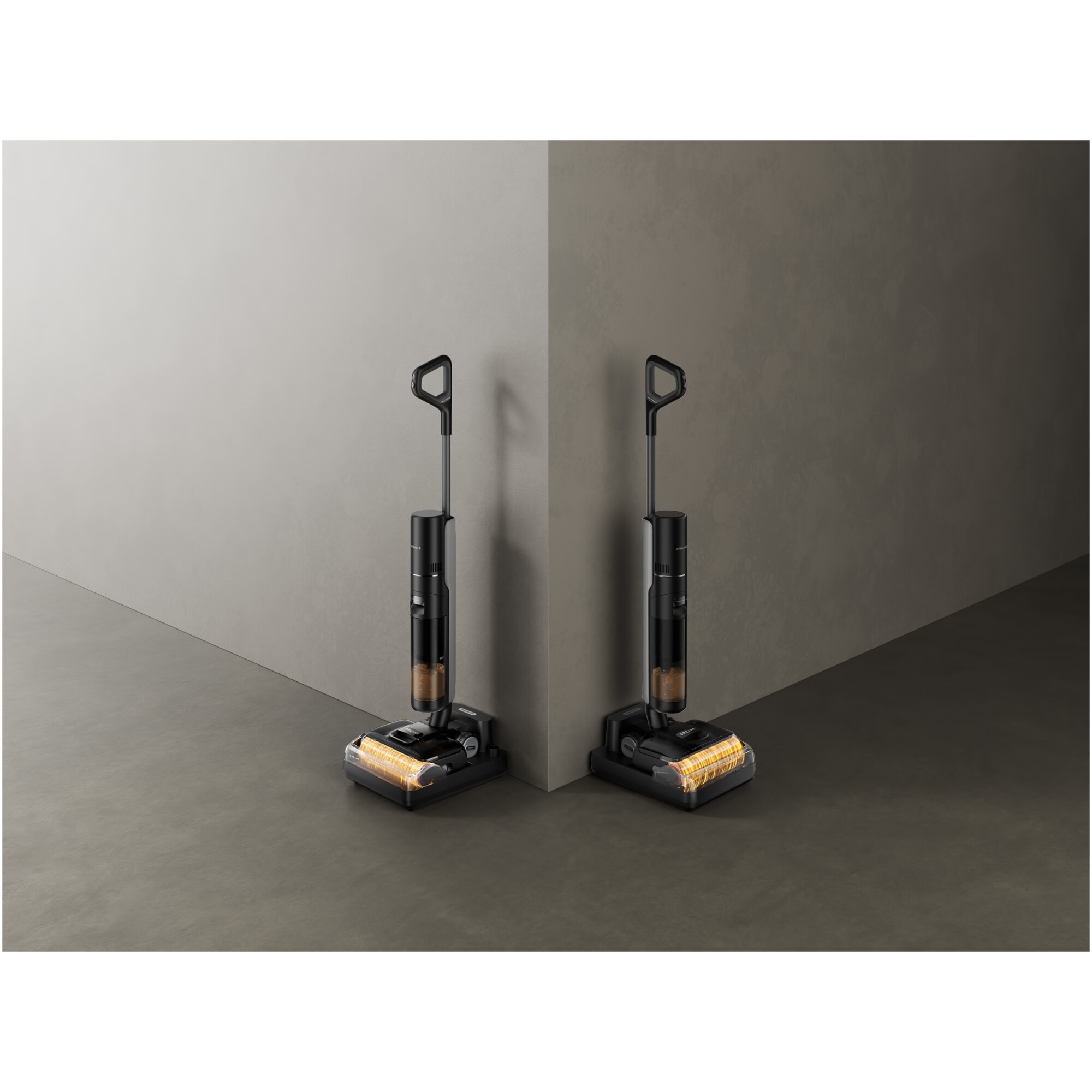 Aspirator vertical umed uscat Dreame H12 Pro FlexReach HHR44A, 18.000Pa, 400W, baterie 4000mAh, autonomie 50min, rezervor apa curata 800ml, apa murdara 700ml, auto-curatare, uscare cu aer cald, ecran LED, negru