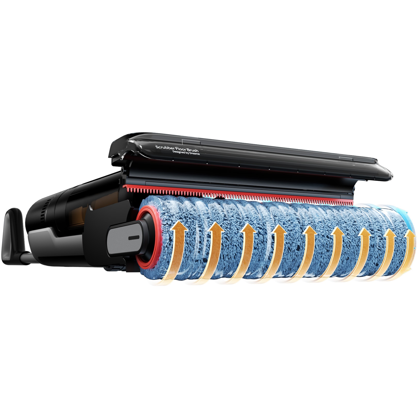 Aspirator vertical umed uscat Dreame H12 Pro FlexReach HHR44A, 18.000Pa, 400W, baterie 4000mAh, autonomie 50min, rezervor apa curata 800ml, apa murdara 700ml, auto-curatare, uscare cu aer cald, ecran LED, negru