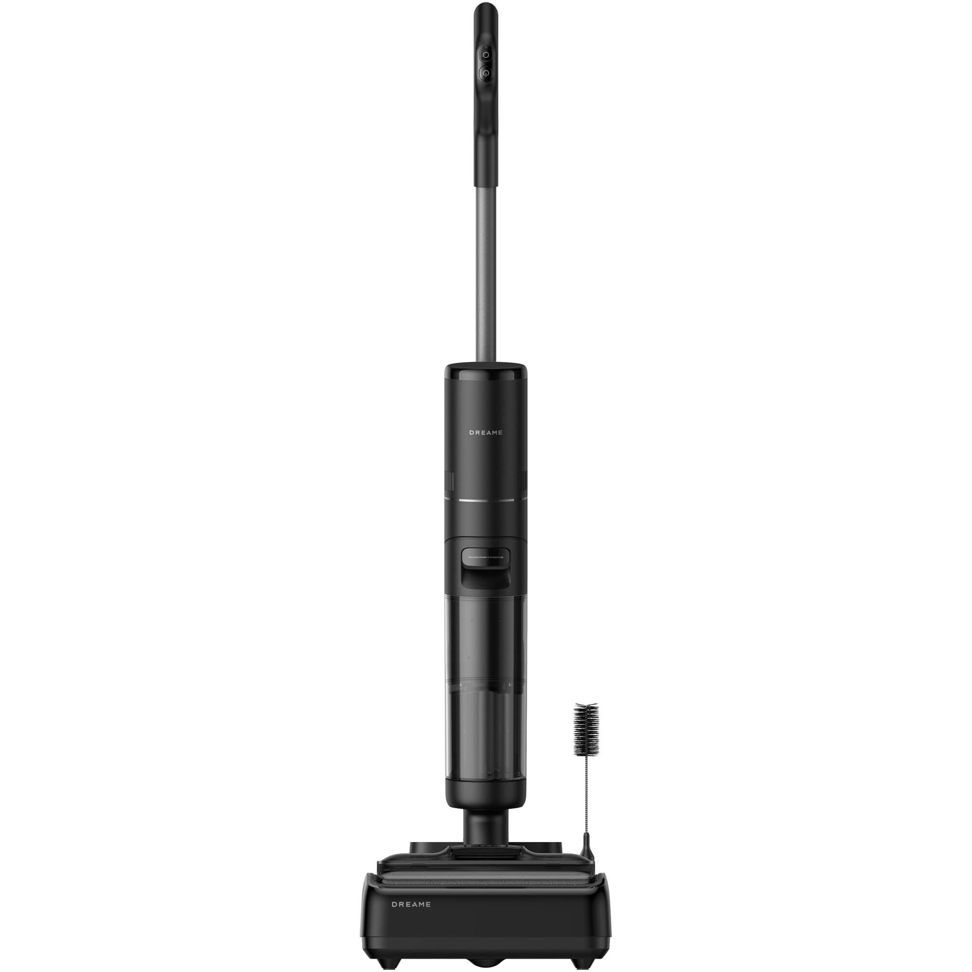 Aspirator vertical umed uscat Dreame H12 Pro FlexReach HHR44A, 18.000Pa, 400W, baterie 4000mAh, autonomie 50min, rezervor apa curata 800ml, apa murdara 700ml, auto-curatare, uscare cu aer cald, ecran LED, negru