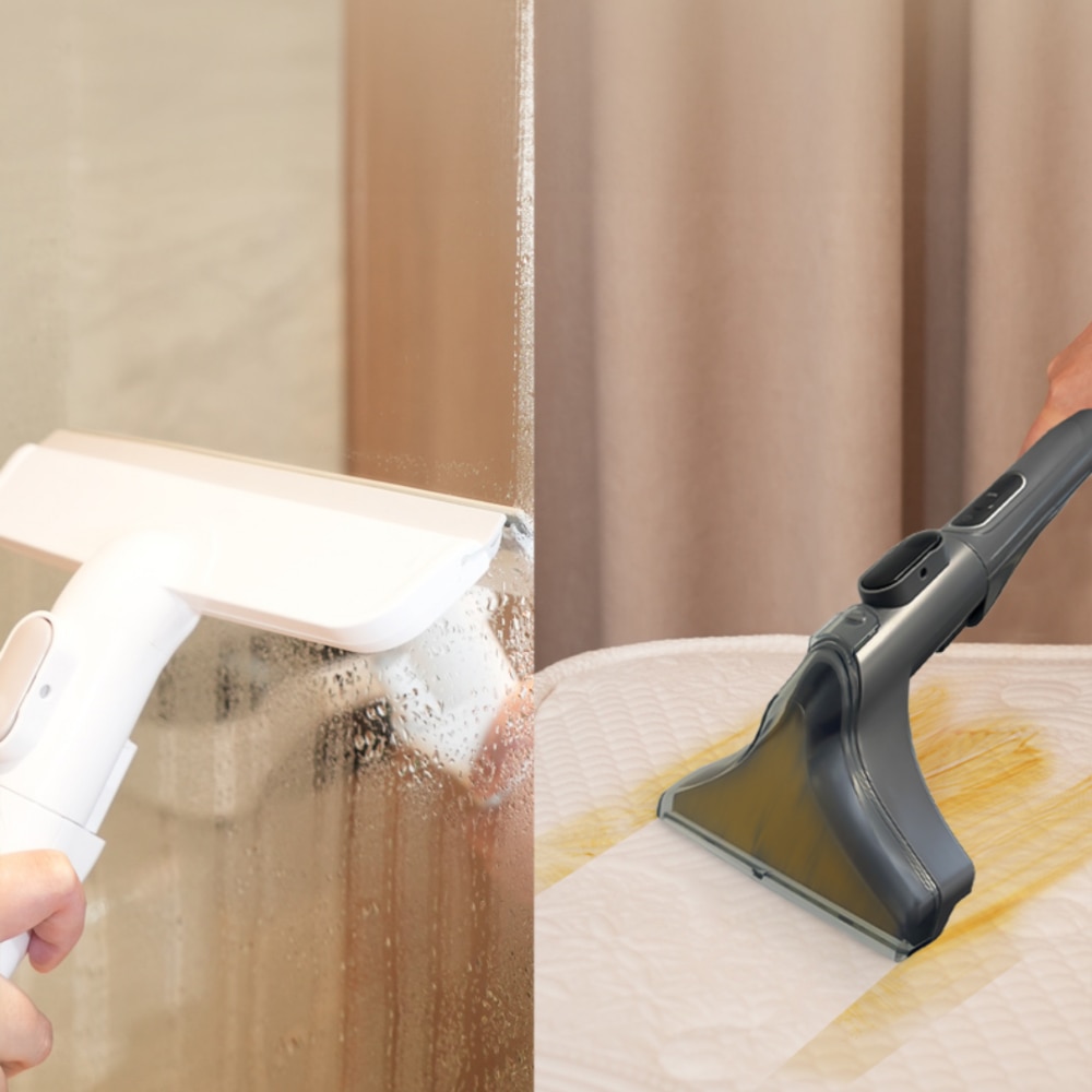 Aspirator profesional cu spalare Ryer Carpet Cleaner PLUS Injectie-Extractie, Curatator de pete textile, covoare, tapiterii, geamuri, podele