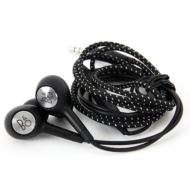Casti audio In-ear, Bang & Olufsen BeoPlay HSS-B904-AEUABK, negru, aluminiu