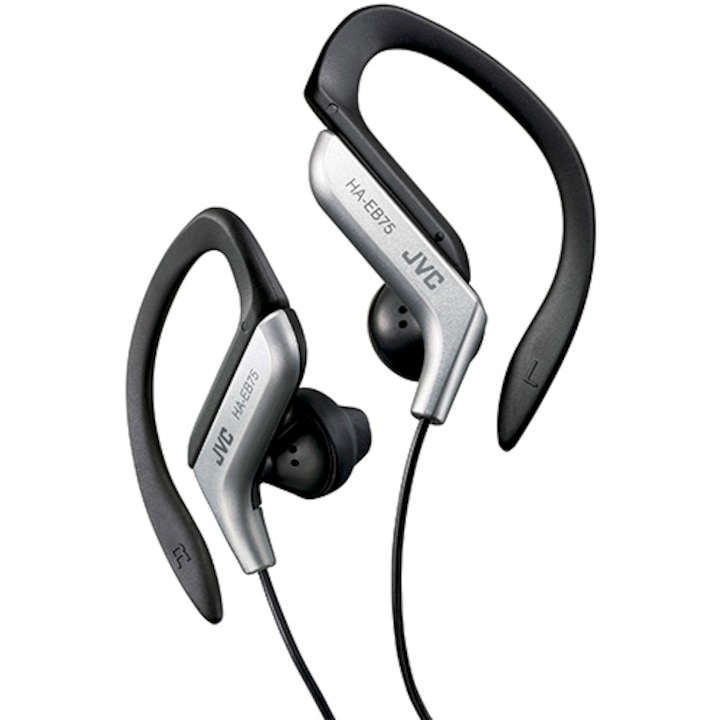 Casti JVC sport HA-EB75-S-E, Argintiu