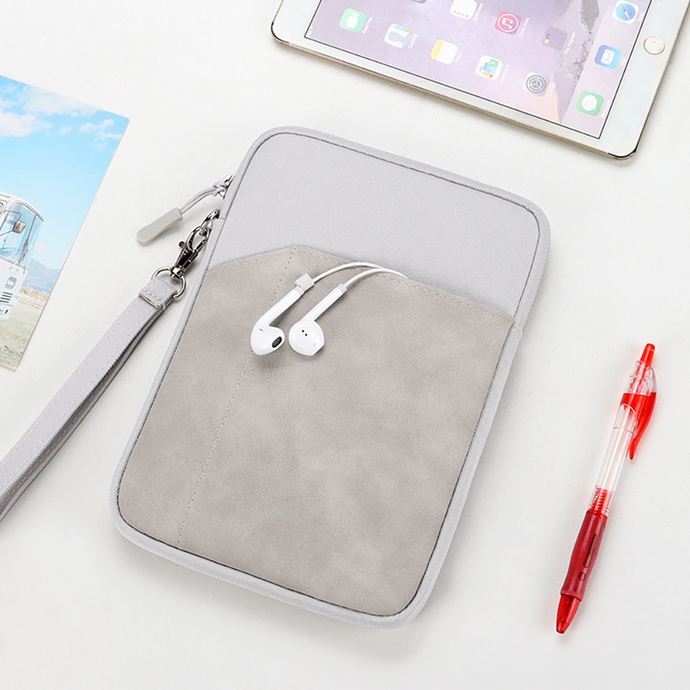 Husa Tableta pentru 9.7 - 11 inch, Compatibila Samsung / Apple / Lenovo / HUAWEI, Fudisenn®, Material Impermeabil, Mare Capacitate, Portabili, cu Manere, Gri
