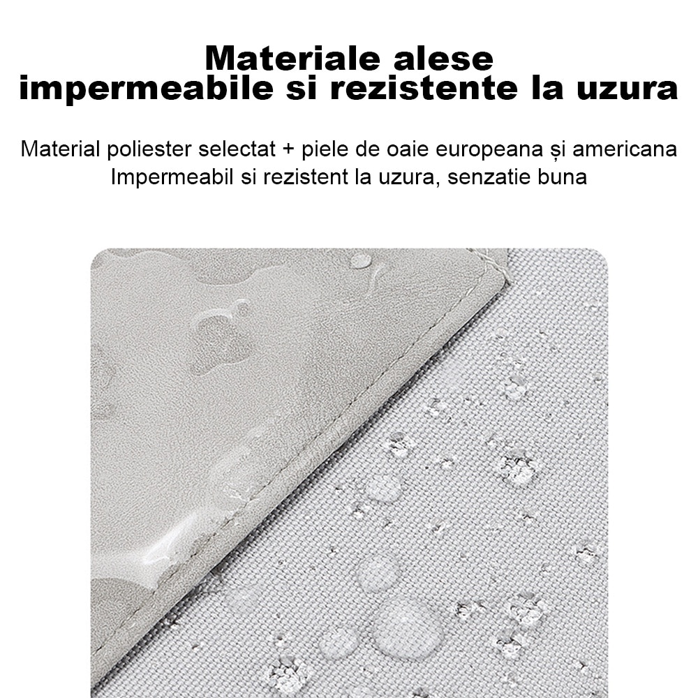 Husa Tableta pentru 9.7 - 11 inch, Compatibila Samsung / Apple / Lenovo / HUAWEI, Fudisenn®, Material Impermeabil, Mare Capacitate, Portabili, cu Manere, Gri