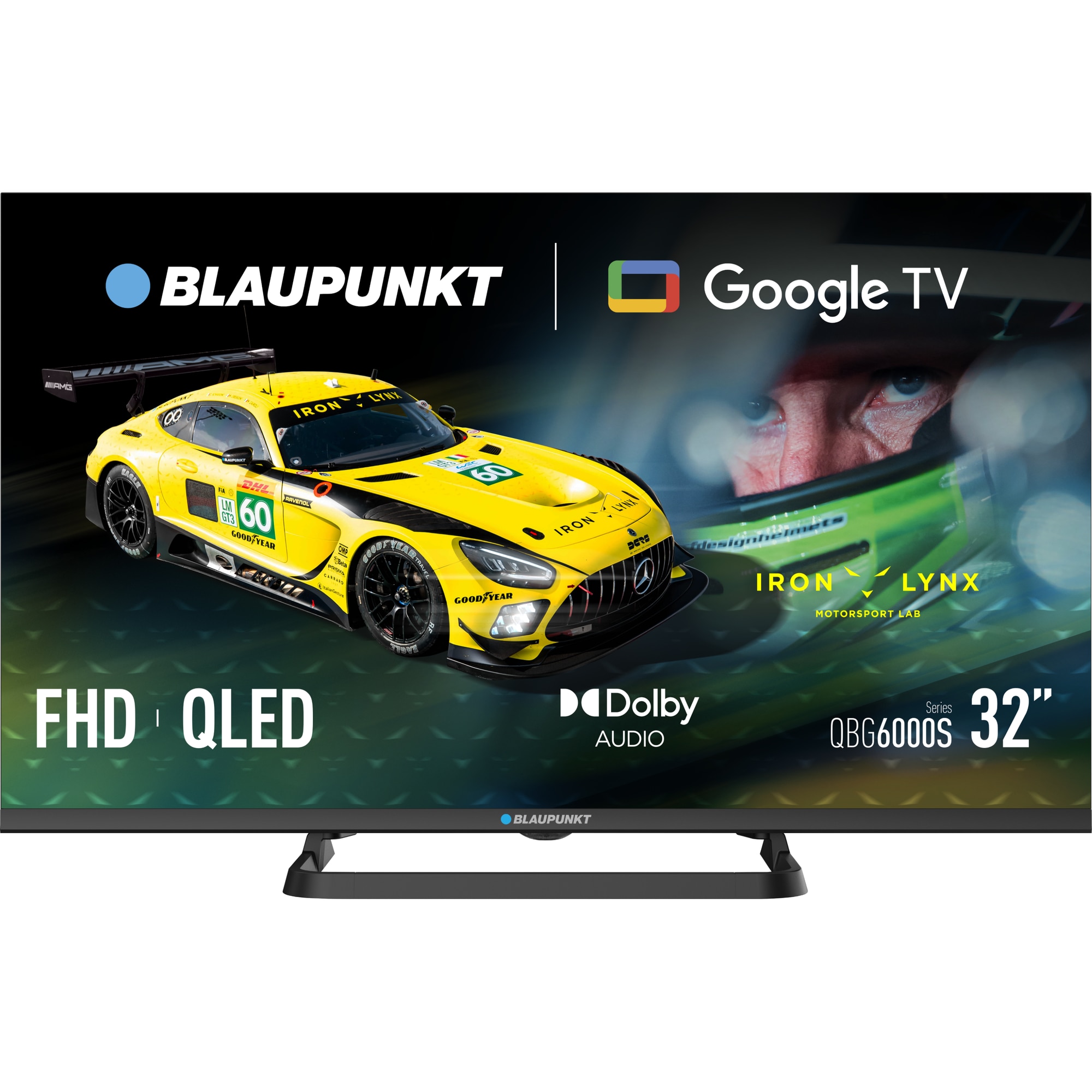 Televizor Blaupunkt QLED 32QBG6000S, 81 cm, Smart Google TV, Full HD, Clasa F