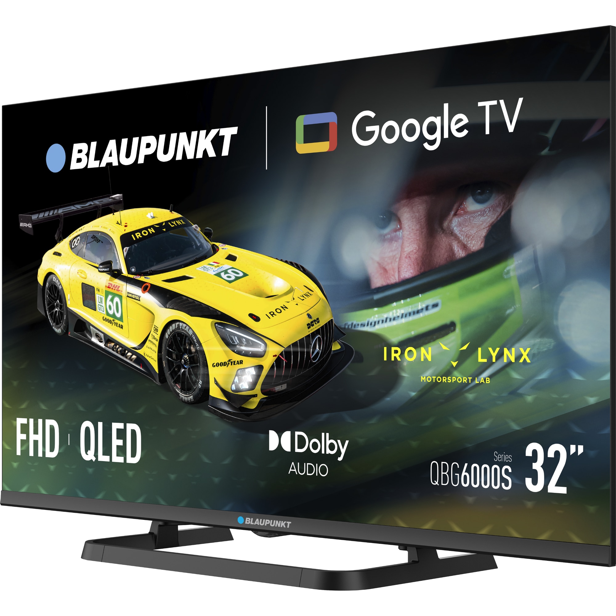 Televizor Blaupunkt QLED 32QBG6000S, 81 cm, Smart Google TV, Full HD, Clasa F