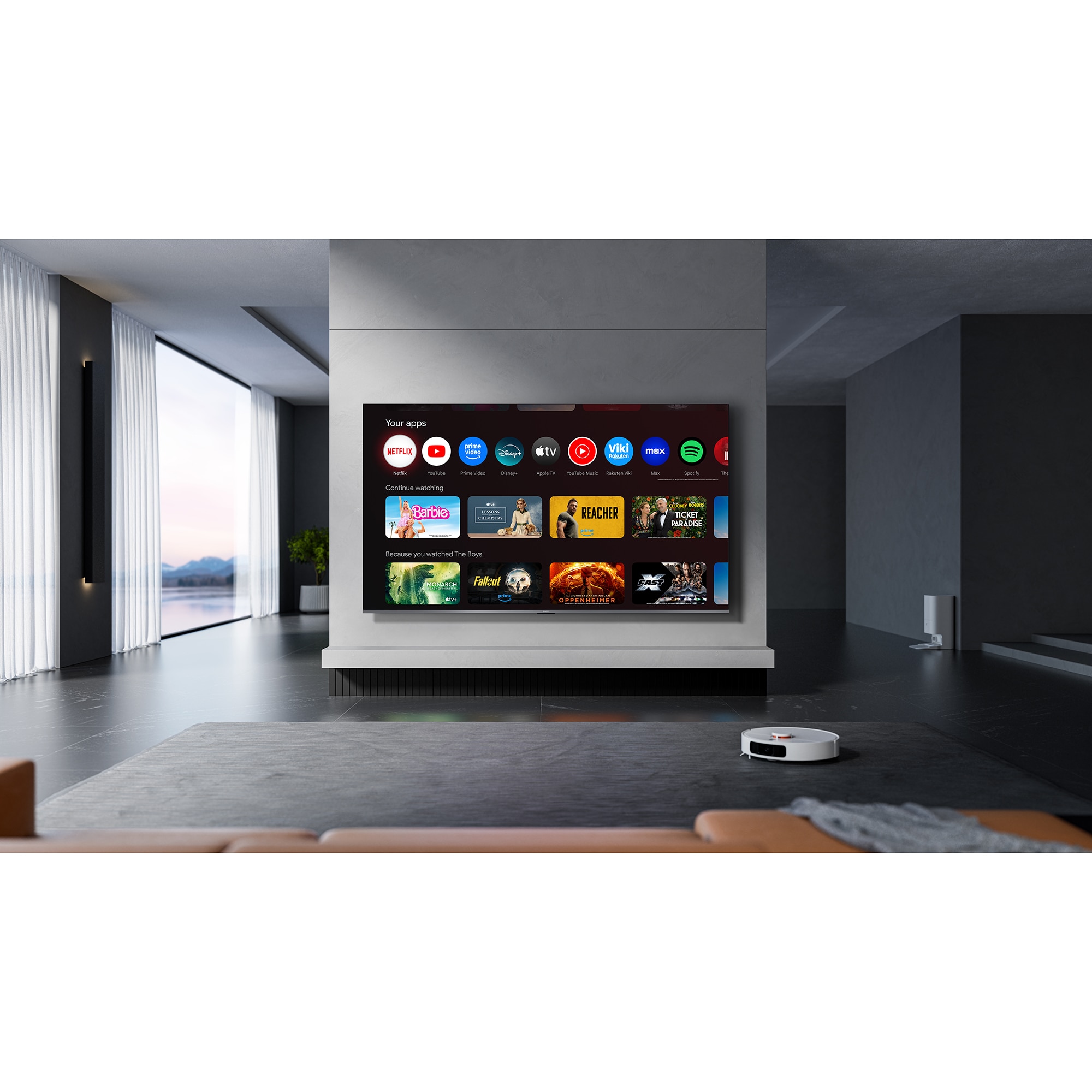Televizor Xiaomi QLED A Pro, 125 cm, Smart Google TV, 4K Ultra HD, Clasa F (Model 2025)