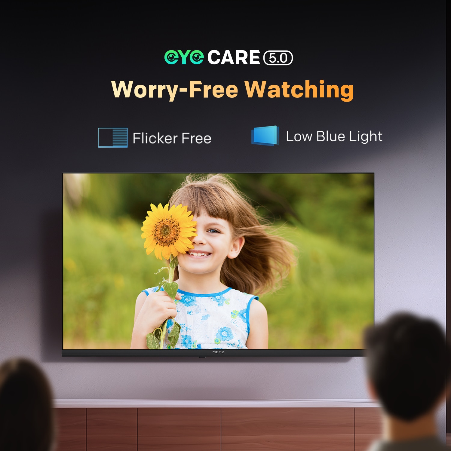 Televizor METZ QLED 32MQF7000Z, 80 cm, Smart Google TV, HD, Clasa E (Model 2025)