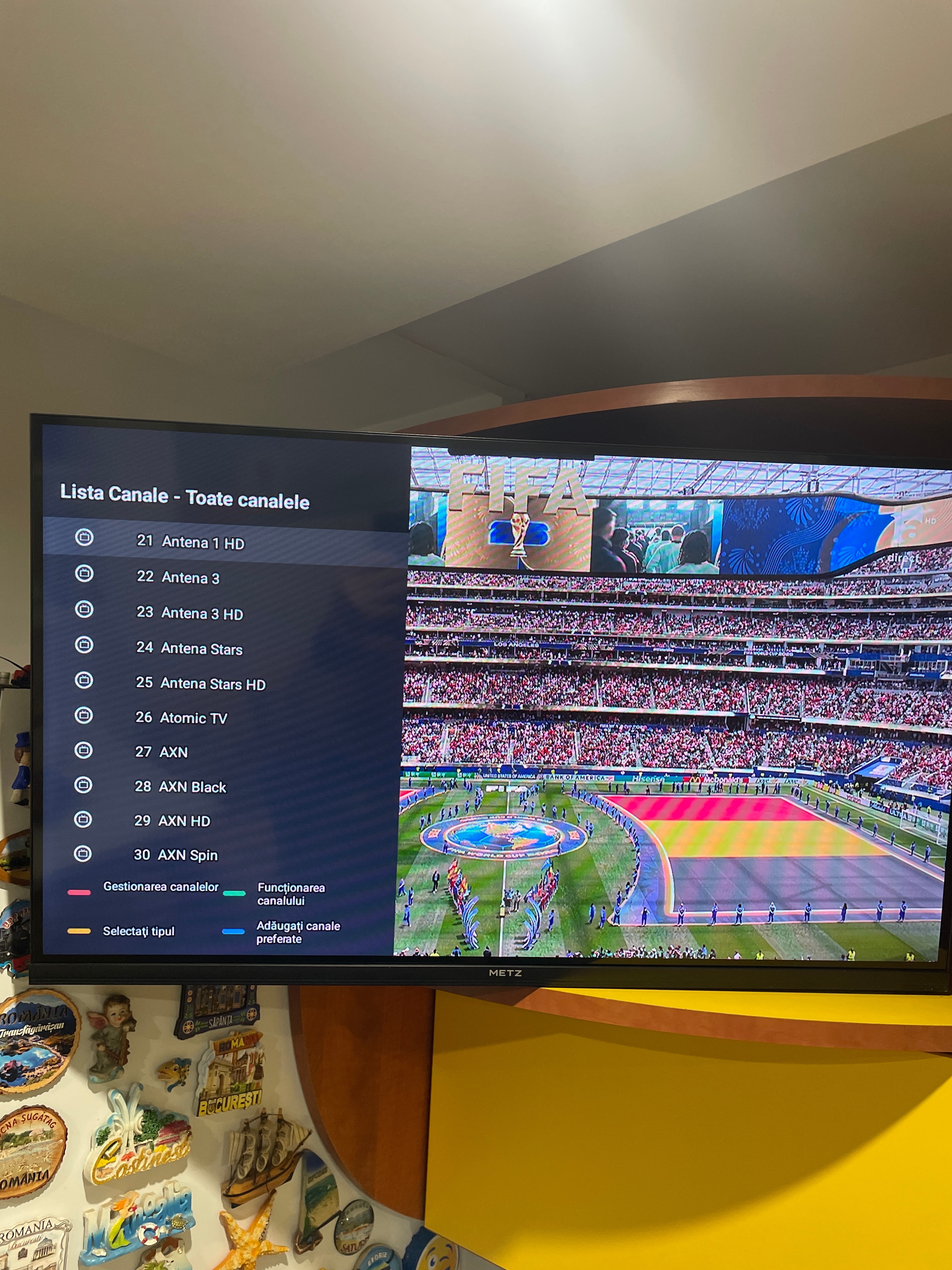 Televizor METZ QLED 32MQF7000Z, 80 cm, Smart Google TV, HD, Clasa E (Model 2025)