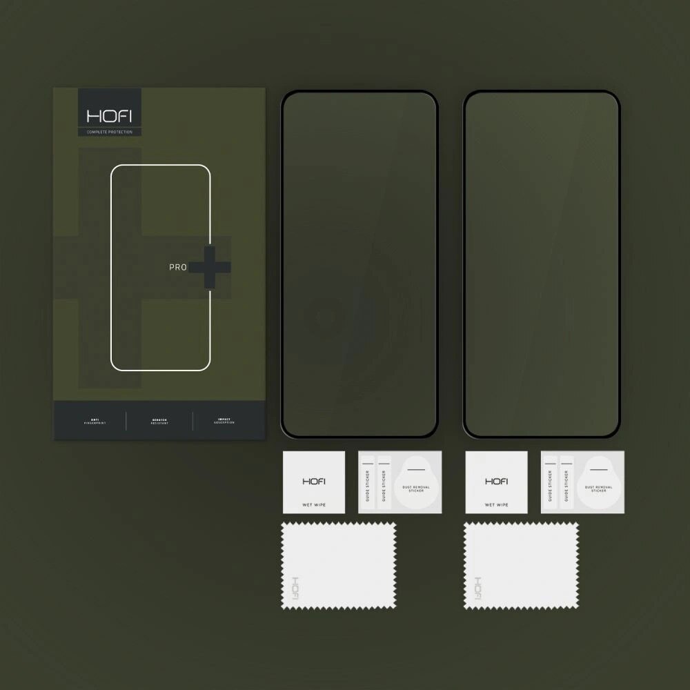 Set 2 folii protectie HOFI Full Cover Pro Tempered Glass 0.3mm compatibil cu Xiaomi 14T / 14T Pro Black