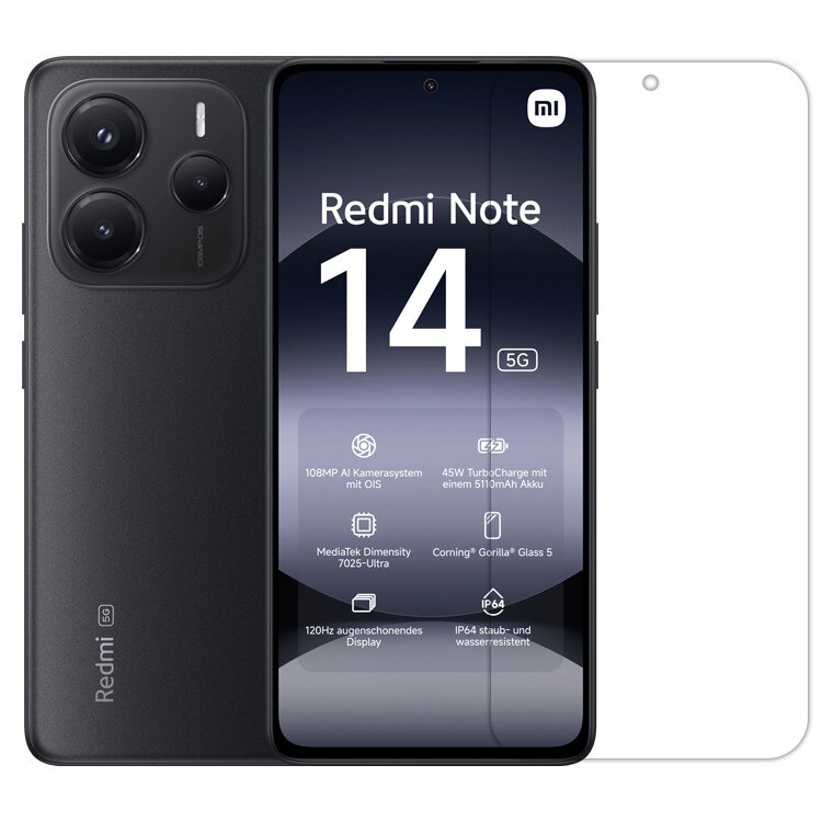 Folie Sticla Securizata pentru Xiaomi Note 14, Flippy, Sticla de Protectie Compatibila cu Xiaomi Note 14, 2.5D, HD, Transparenta