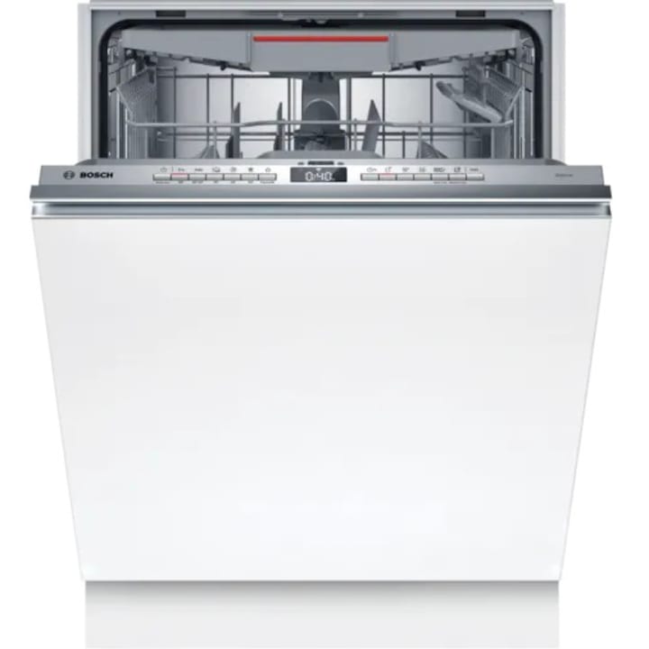 Masina de spalat vase incorporabila Bosch SMV4HVX00E, 14 seturi, Clasa D, VarioFlex, SpeedPerfect +, AquaStop, 60 cm, Alb