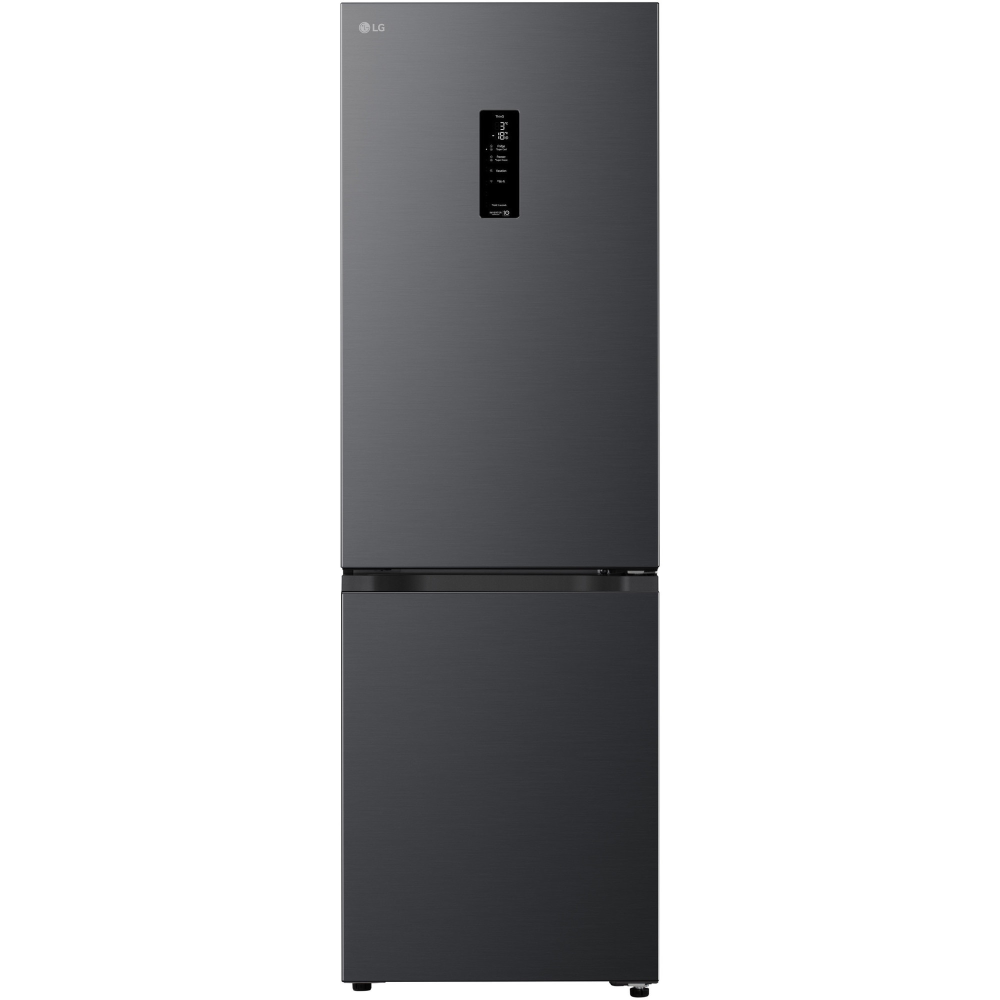 Combina Frigorifica GBBSJ11DEP, No Frost, 340 Litri, H 1.86M,DoorCooling, cls D, Argintiu
