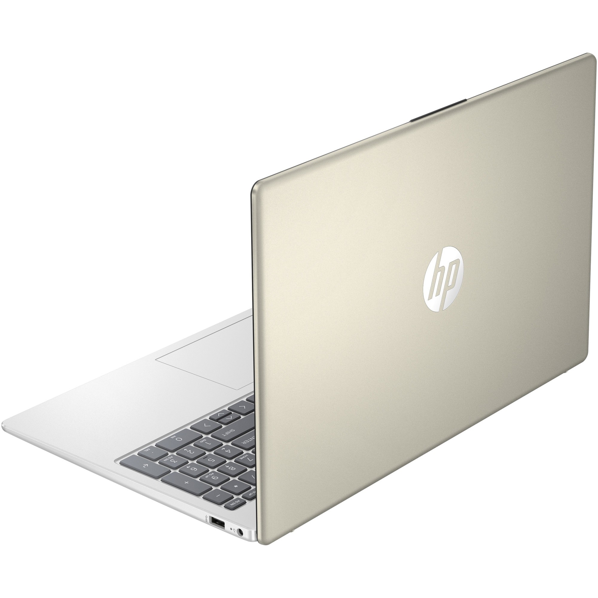 Laptop HP 15-fd0014nq cu procesor Intel® Core™ i7-1355U pana la 5.0 GHz, 15.6", Full HD, 16GB DDR4 RAM, 1TB SSD, Intel® Iris® Xe Graphics, Free DOS, Warm Gold