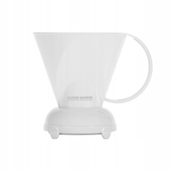 Aparat de cafea Clever Dripper, 500ml, alb, set cu 100 filtre