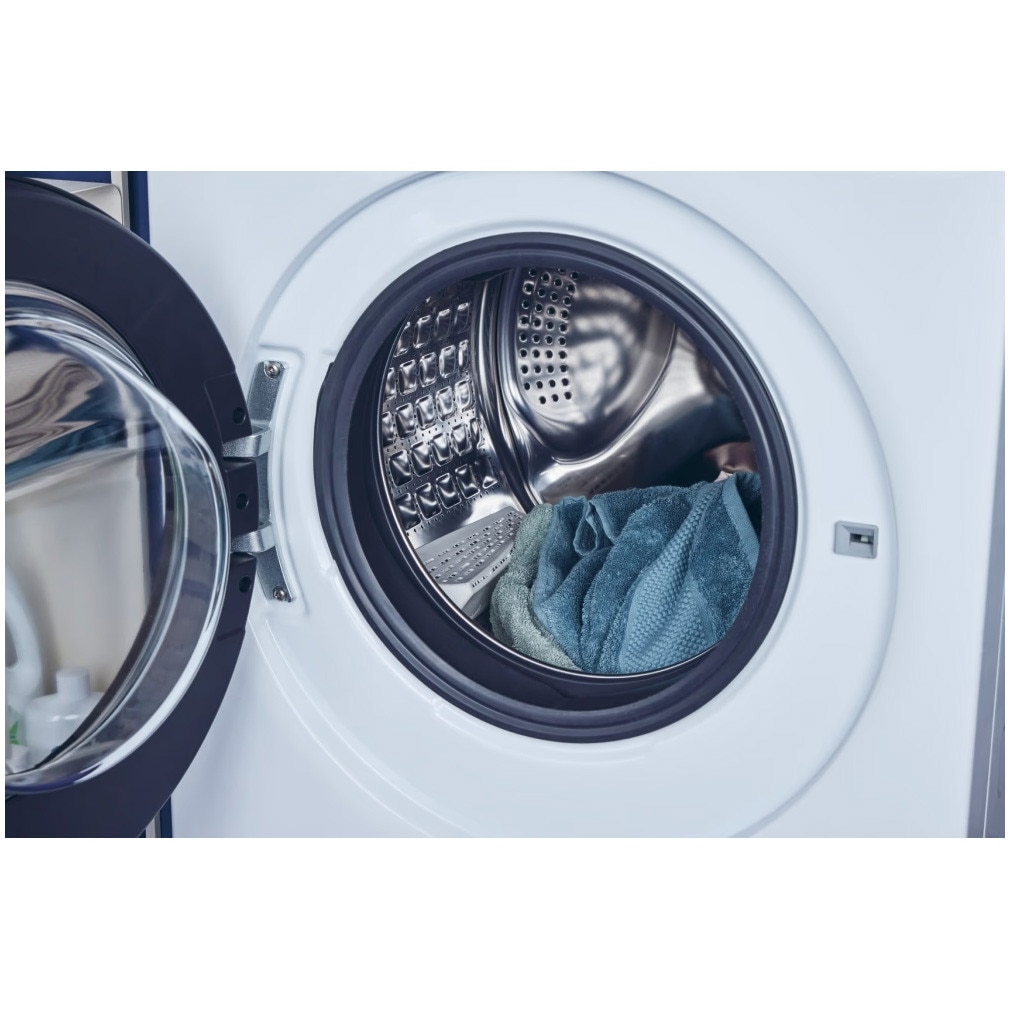 Masina de spalat rufe Candy ProWash 500 BR 410B8-S, clasa A-20%, 10 kg, 1400 rpm, Motor Inverter, Steam, Touch display, Soft Drum, Dual Spray, Programe rapide de spalare, Wifi, alba
