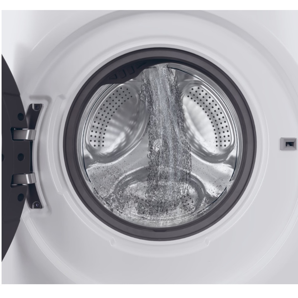 Masina de spalat rufe Candy ProWash 500 BR 410B8-S, clasa A-20%, 10 kg, 1400 rpm, Motor Inverter, Steam, Touch display, Soft Drum, Dual Spray, Programe rapide de spalare, Wifi, alba