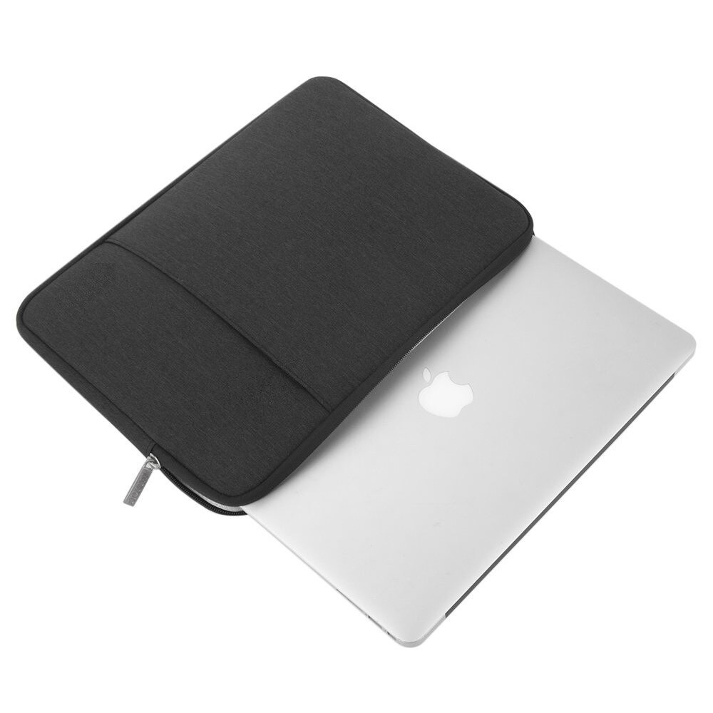 Husa de protectie si transport laptop Apple MacBook Air 2018-2019, MacBook Pro Touch Bar 2016-2019, MacBook Pro fara Touch Bar 2016-2017, 13" inch, negru