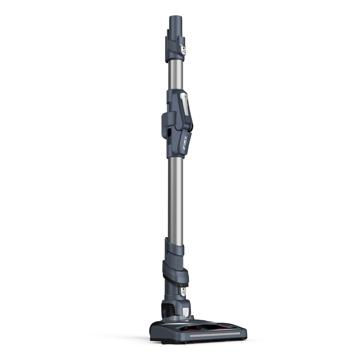 Aspirator vertical fara fir Rowenta X-Pert 6.60 Essential RH6848WO, 100W, autonomie 45 min, recipient praf 0.55L, statie de incarcare, duza spatii inguste, perie tapiterie, iluminare LED, violet, gri & argintiu