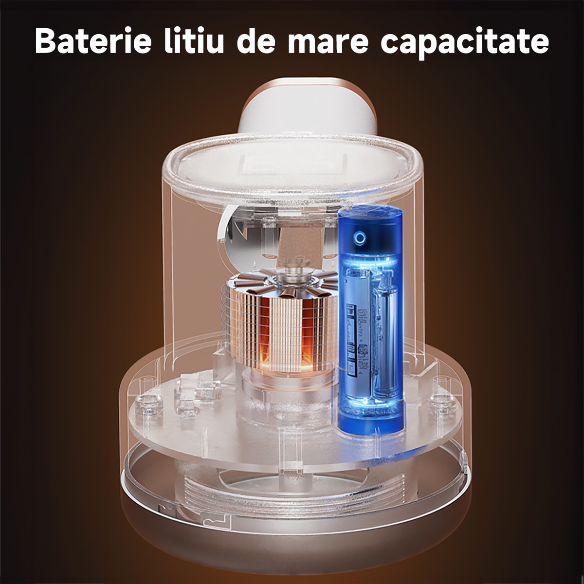 Aparat de curatat scame electric reincarcabil cu afisaj digital，cutit cu 6 lame din inox, 3 inaltimi de taiere，90 de minute de functionare