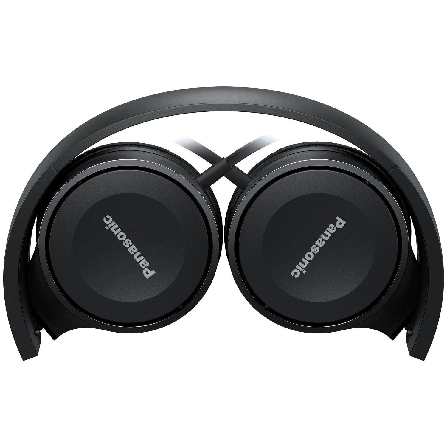 Casti audio cu banda Panasonic RP-HF100ME-K, Microfon, Negru