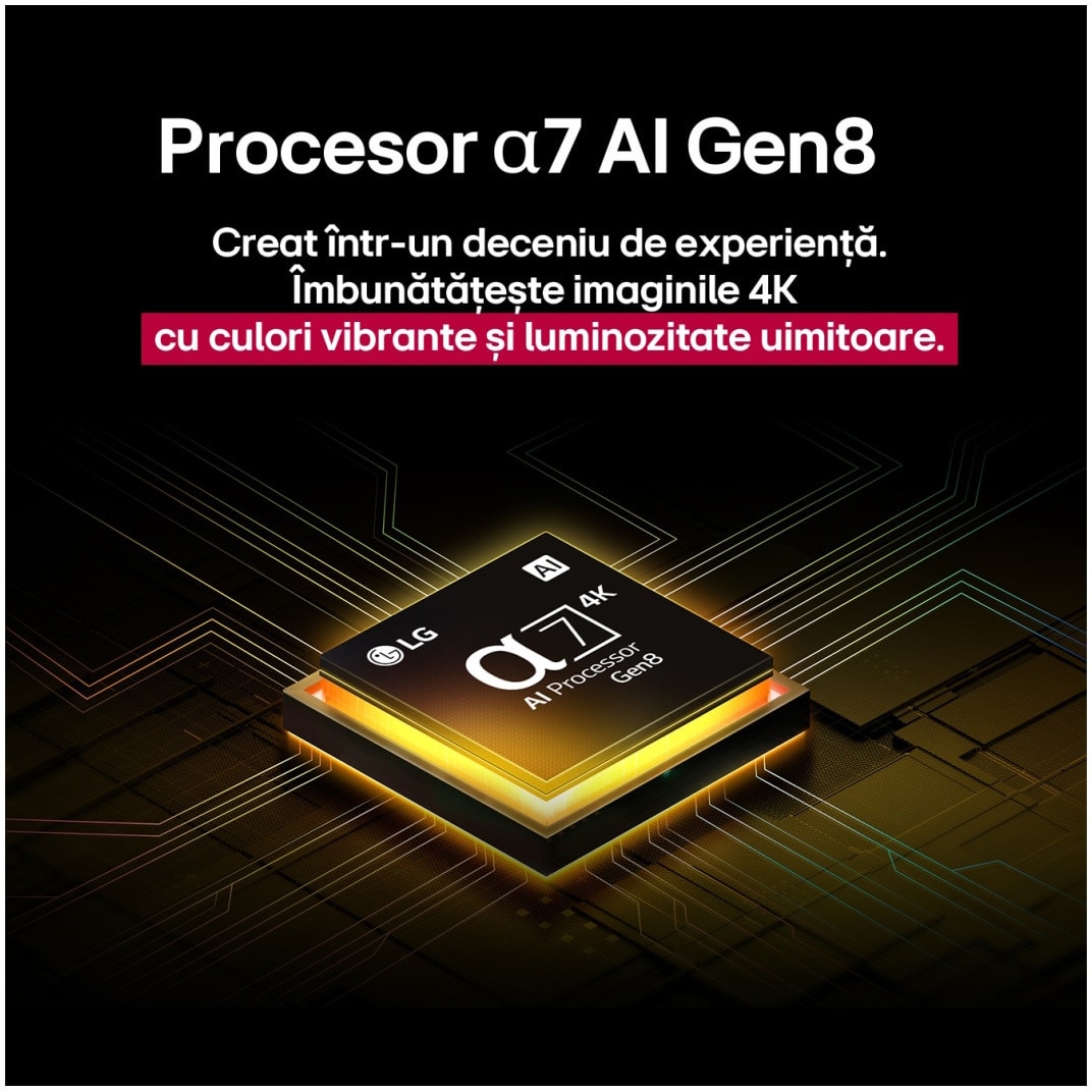 Televizor LG LED 86UA75006LA, 217 cm, Smart, 4K Ultra HD, Clasa F (Model 2025)