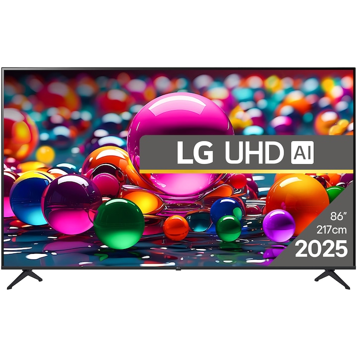 Televizor LG LED 86UA75006LA, 217 cm, Smart, 4K Ultra HD, Clasa F (Model 2025)