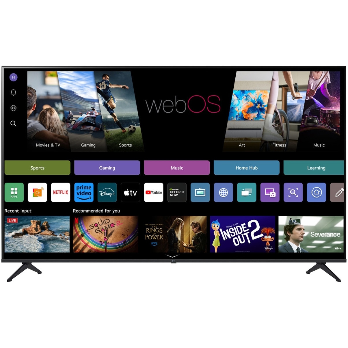 Televizor LG LED 86UA75006LA, 217 cm, Smart, 4K Ultra HD, Clasa F (Model 2025)