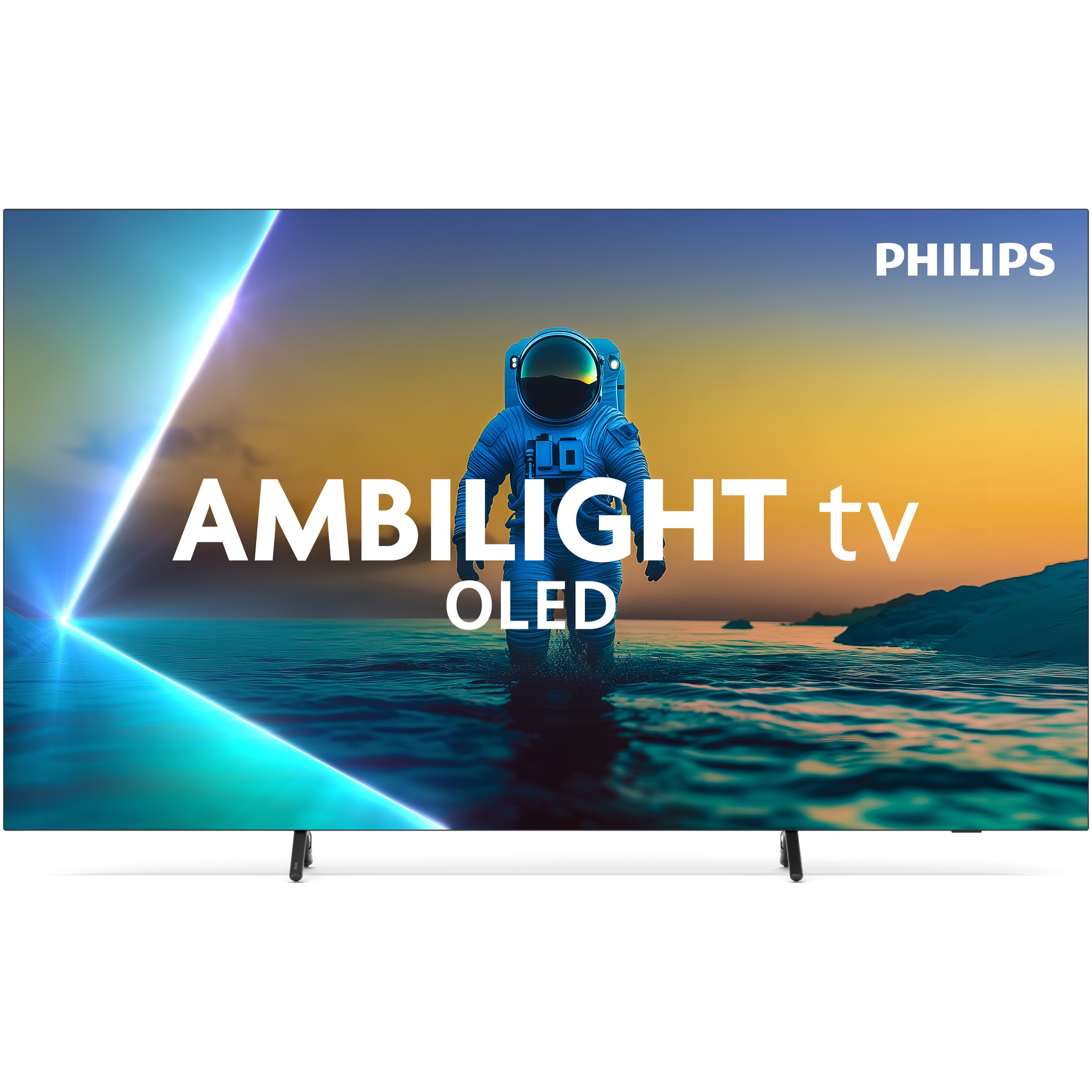 Televizor Philips AMBILIGHT tv OLED 77OLED820, 194 cm, Google TV, 4K Ultra HD, 100Hz, Clasa F (Model 2025)