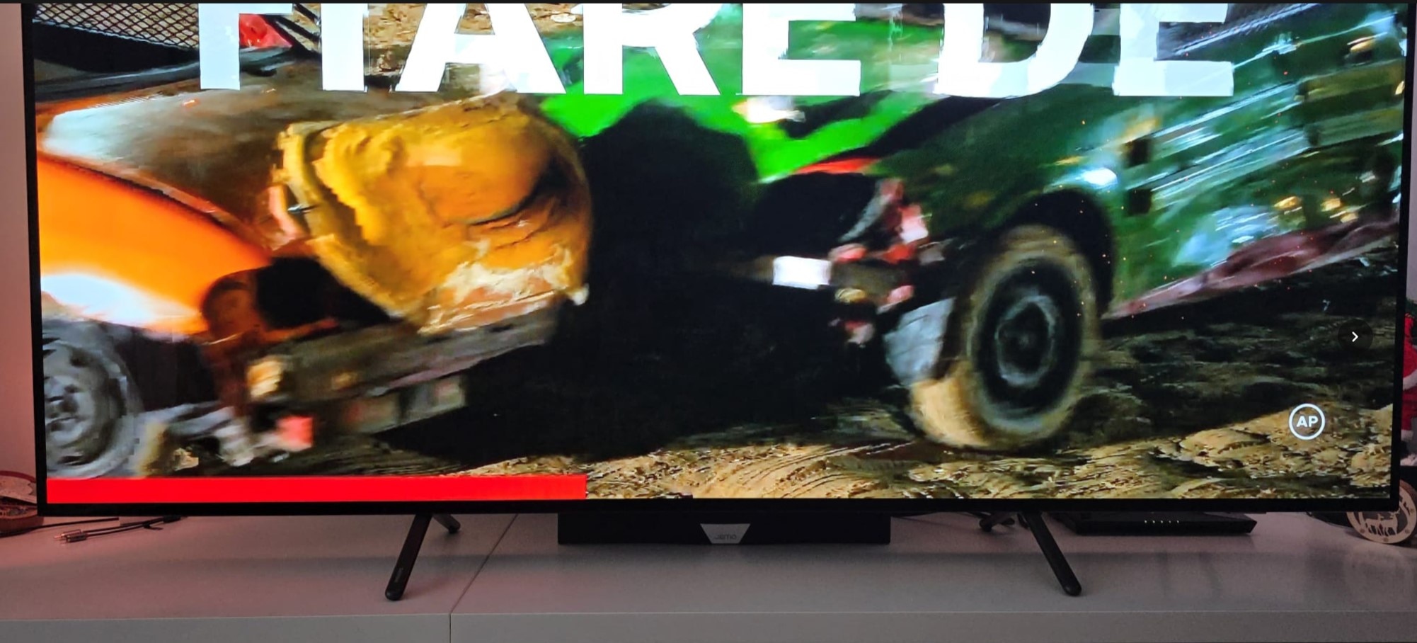 Televizor Philips AMBILIGHT tv OLED 77OLED820, 194 cm, Google TV, 4K Ultra HD, 100Hz, Clasa F (Model 2025)