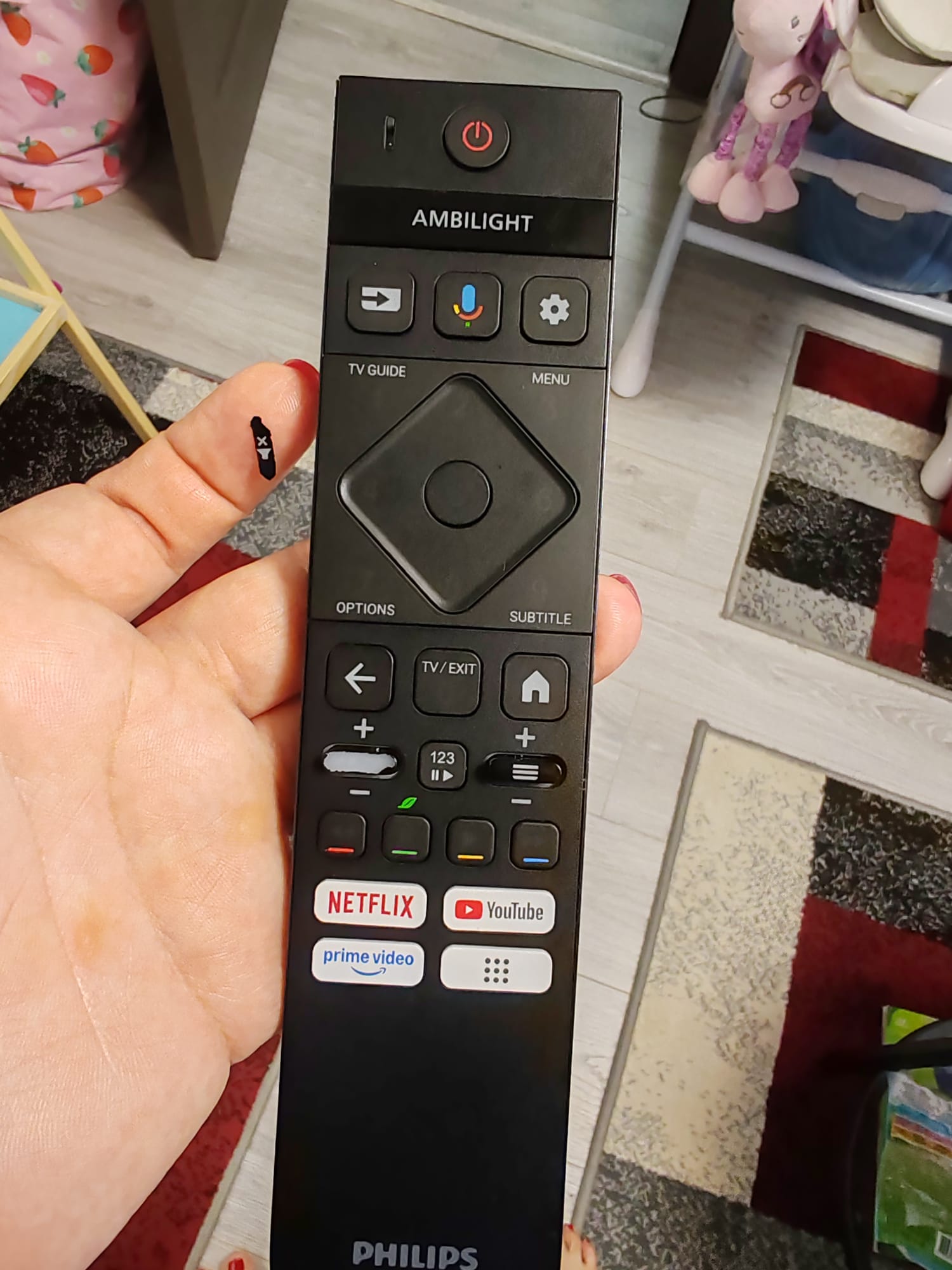 Televizor Philips AMBILIGHT tv OLED 77OLED820, 194 cm, Google TV, 4K Ultra HD, 100Hz, Clasa F (Model 2025)