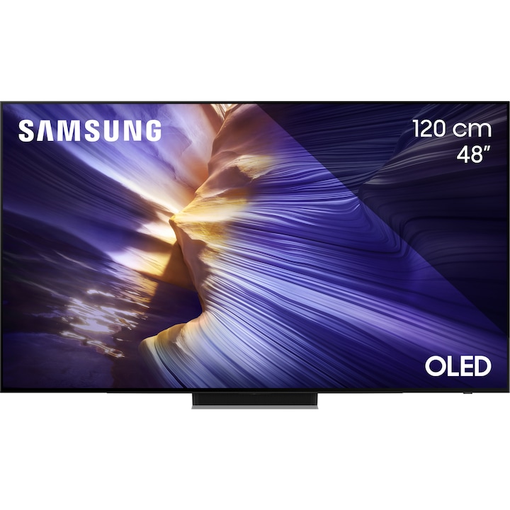 Televizor SAMSUNG OLED 48S90F, 120 cm, Smart, 4K Ultra HD, 100 Hz, Clasa G (Model 2025)
